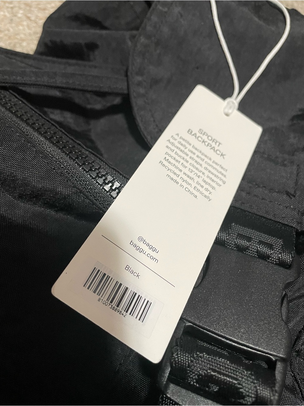Baggu Black Sport Backpack - 🖤🖤🖤 - Picture 2 of 10